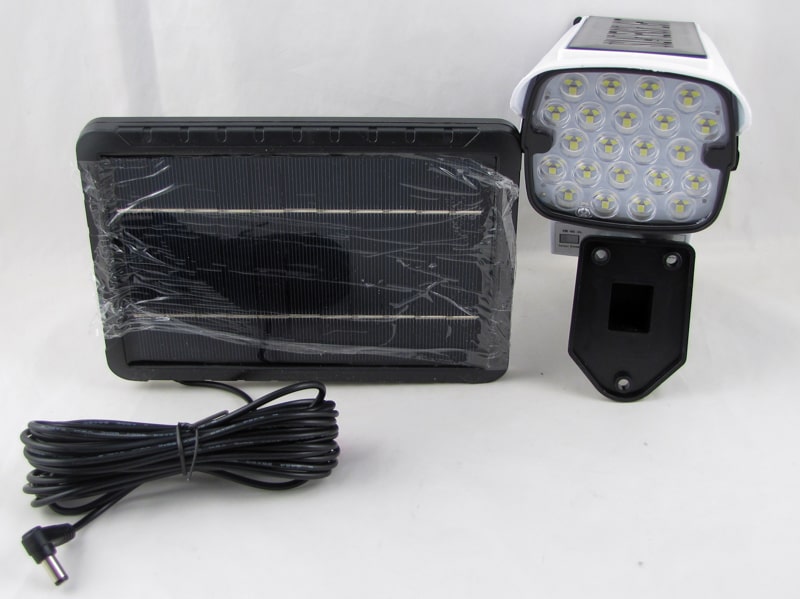 Светодиодный прожектор YG-1592 66 ламп, с датчиком движения, внешней солнечной батареей