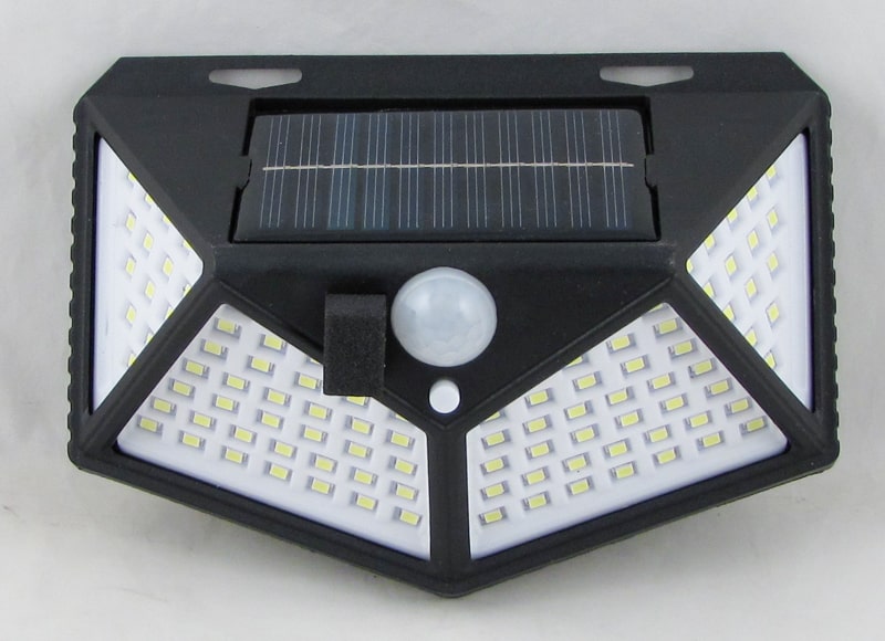 Светодиодный светильник HG-100 с датчиком движения  100 ламп  с солнечной батареей