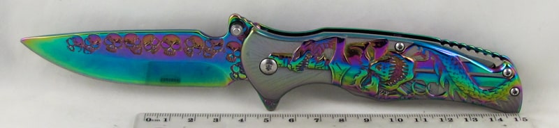 Нож 005 (HC-005RB) раскладной цветной
