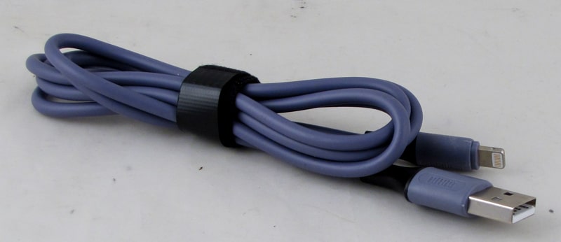 Кабель LIGHTNING 1,2м R-50-IP силиконовый синий ??