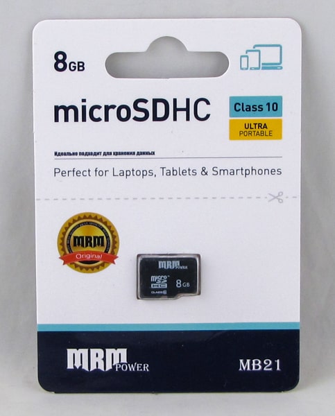 Карта памяти microSD MB-21 8Gb 10Mb/s класс 10