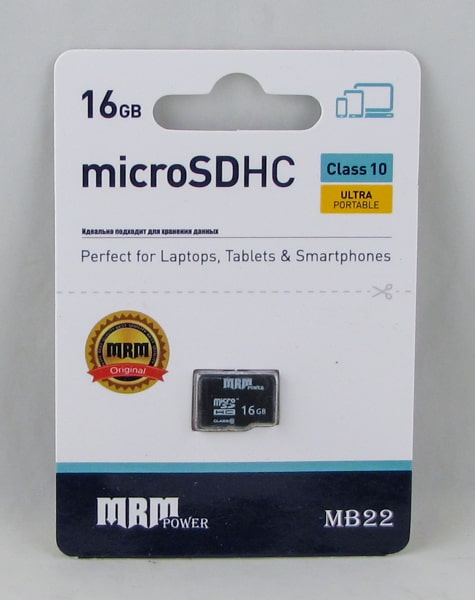 Карта памяти microSD MB-22 16Gb 10Mb/s класс 10