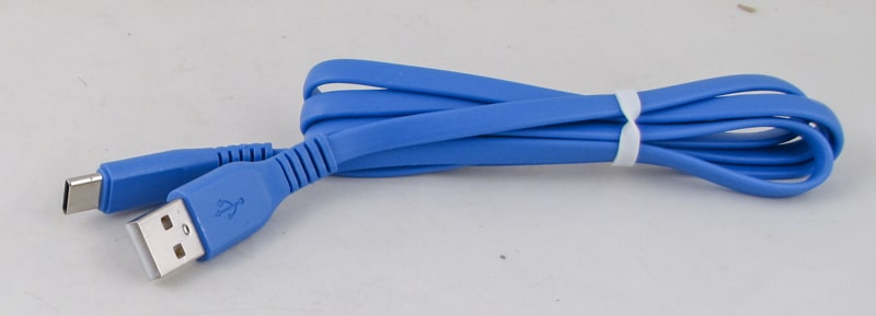 Кабель TYPE-C 1м RL-45 плоский синий