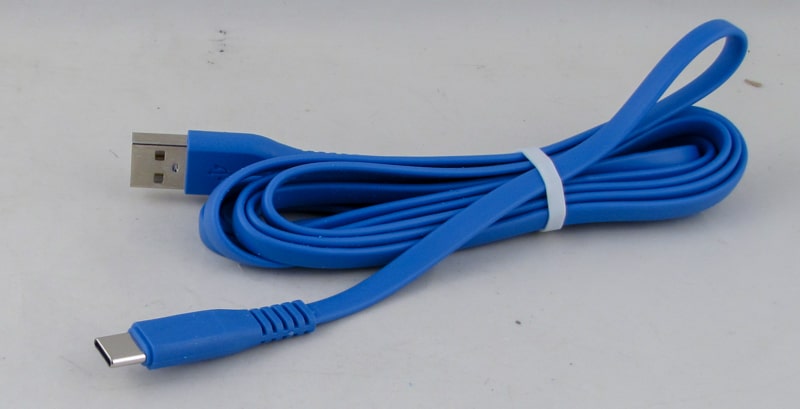 Кабель TYPE-C 2м RL-45 плоский синий