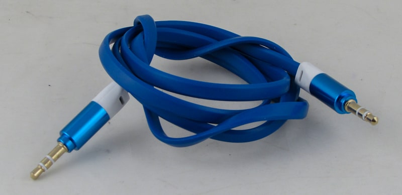 Шнур AUX (Джек 3,5 - Джек 3,5) 1м GRIFFIN JD-50 синий
