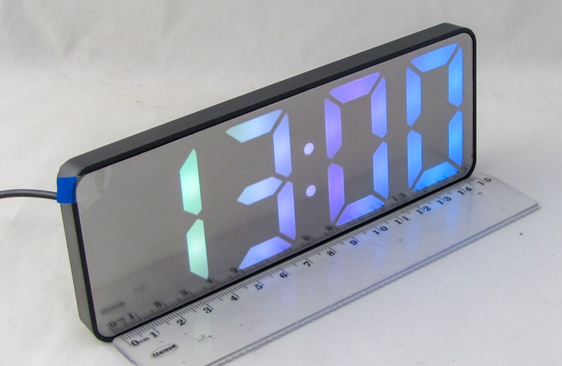 Часы-будильник электронные VST-898-C (разноцв. цифры)
