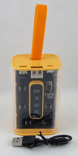 PowerBank USB+TYPE-C K-40 желтый 20000mAh с индикатором