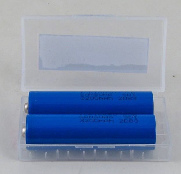 Аккумулятор 18650 3200mA SAMSUNG бытовые (по 2шт) синие