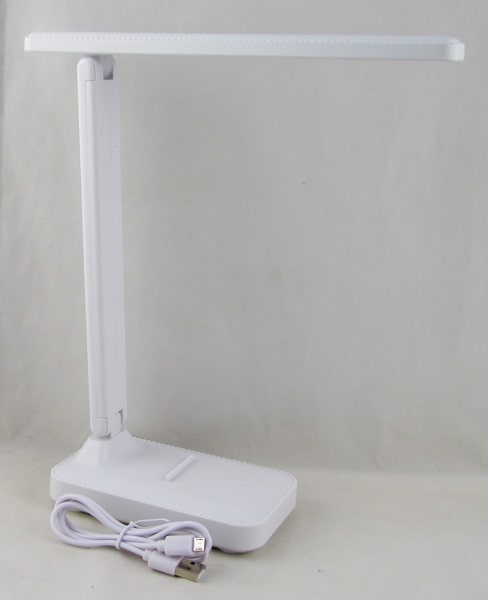 Лампа настольная на подставке HG-688A (встроен. аккум., шнур microUSB) 3 реж., сенсорная