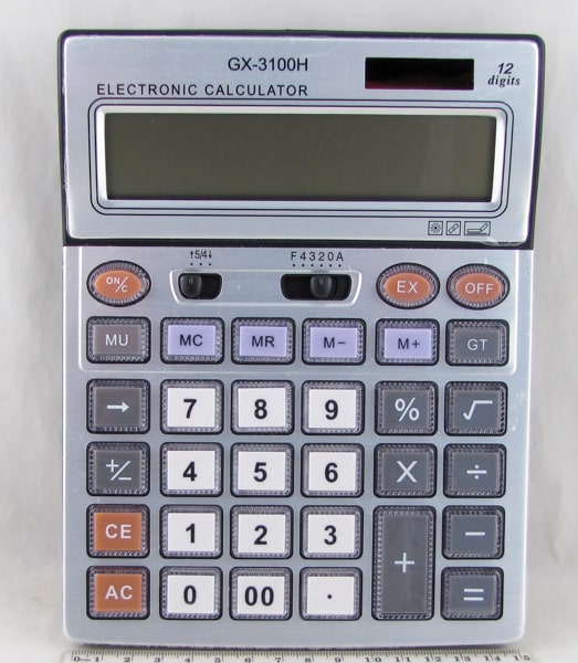 Калькулятор 3100 (GX-3100H) 12 разр. больш. экран