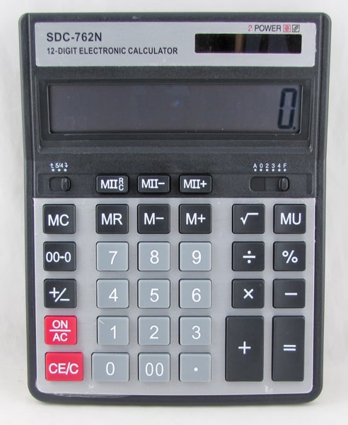 Калькулятор 762N (SDC-762N) 12 разр. больш. экр.