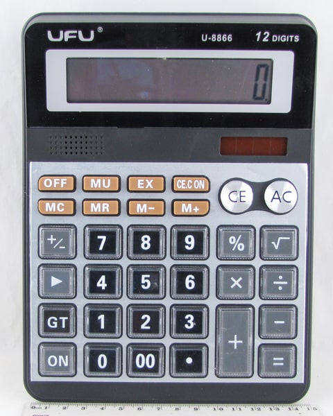 Калькулятор 8866 (U-8866) 12-разр. UFU