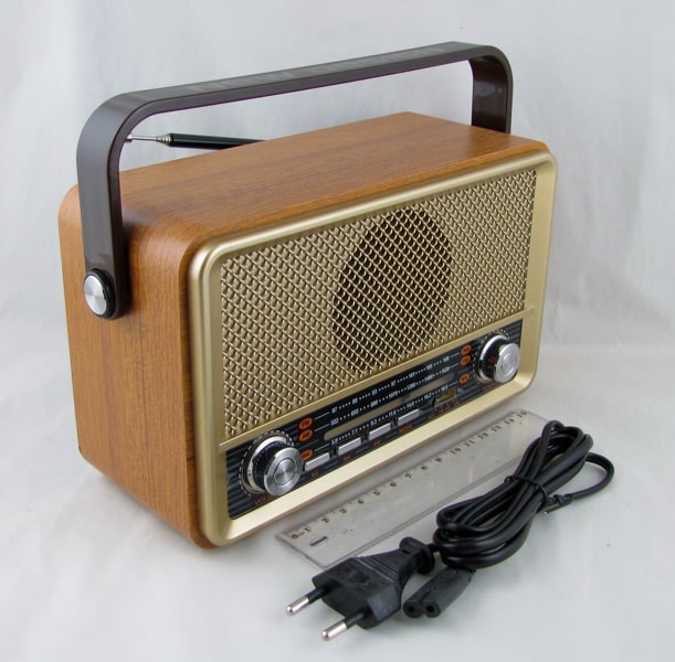 Радиоприёмник MD-511BT (FM/AM/SW) USB, SD встр. акк.,сетевой шнур, Bluetooth