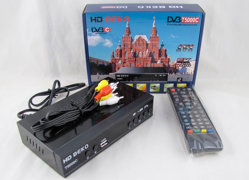 Цифровая приставка DVB-T2 T-5000C BEKO