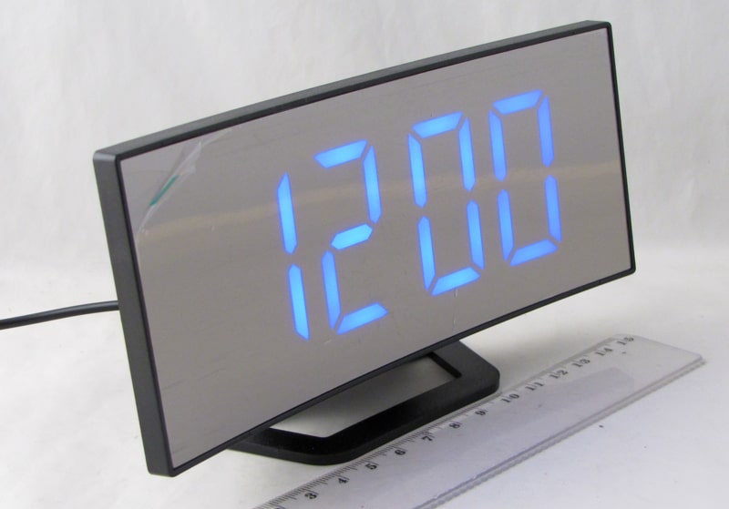 Часы-будильник электронные VST-899-5 (синие циф.)