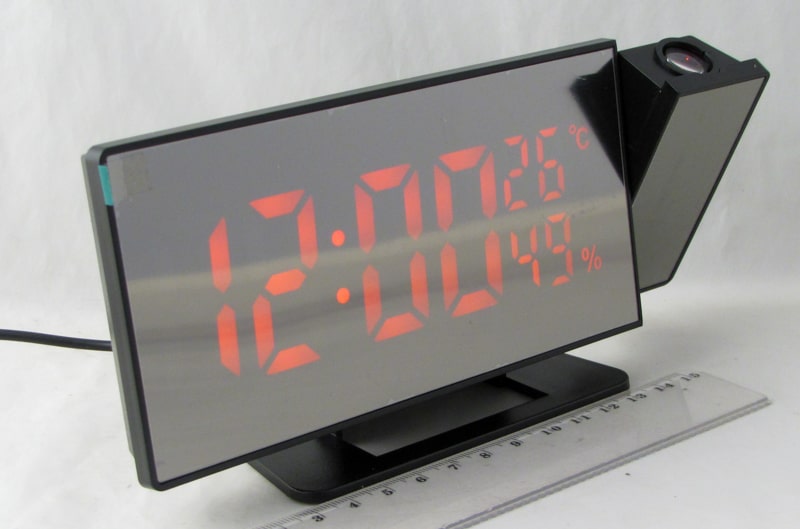 Часы-будильник электронные VST-896S-1 проекционные (красные цифры)