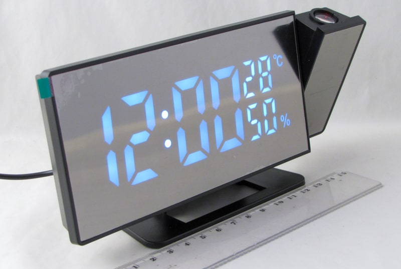 Часы-будильник электронные VST-896S-6 проекционные (белые цифры)