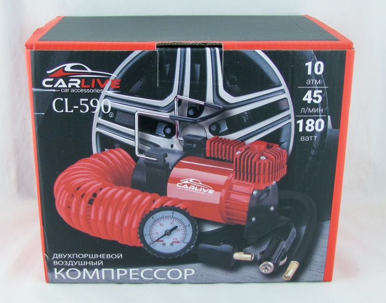 Компрессор автомобильный CL-50 10 Атм. 50л/мин. Carlive