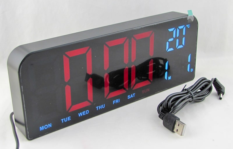 Часы-будильник электронные GH-0707 (красные цифры)