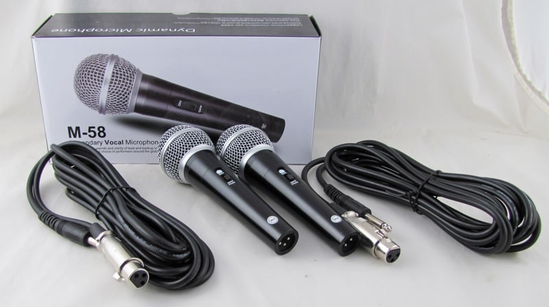 Микрофон M-58A (комплект 2шт)