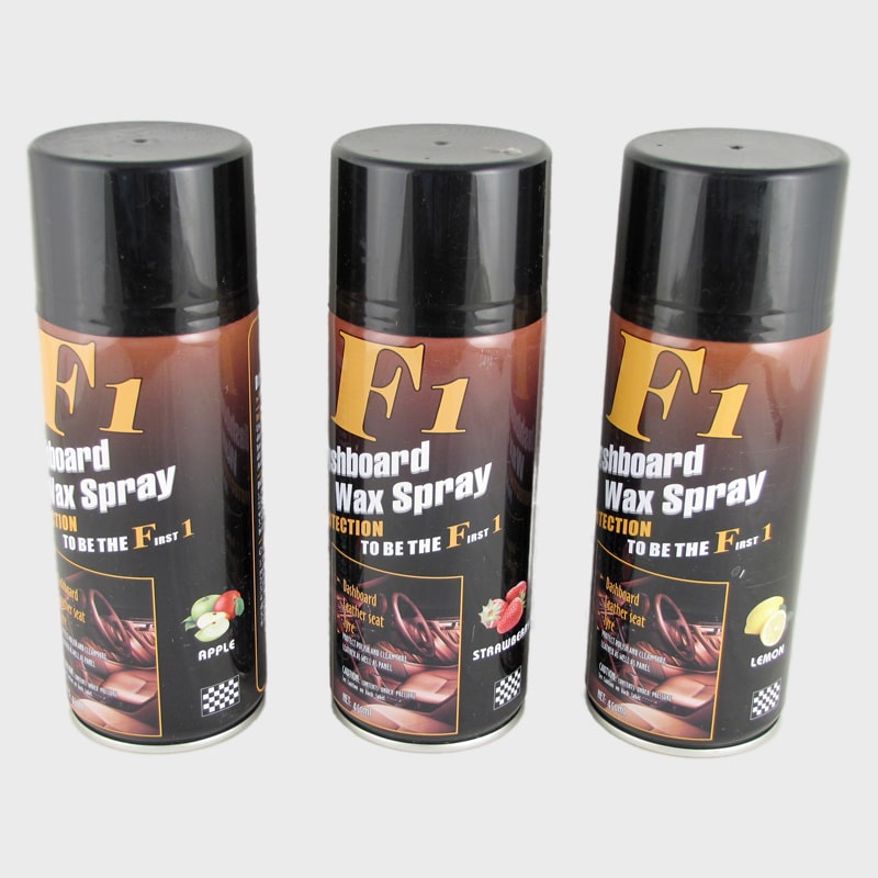 Полироль пластика F-1-1 450ml (яблоко, лимон, апельсин, роза, клубника)