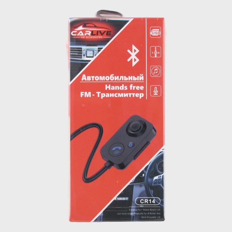 FM-трансмиттер BT-CR14 USB Bluetooth (черный)