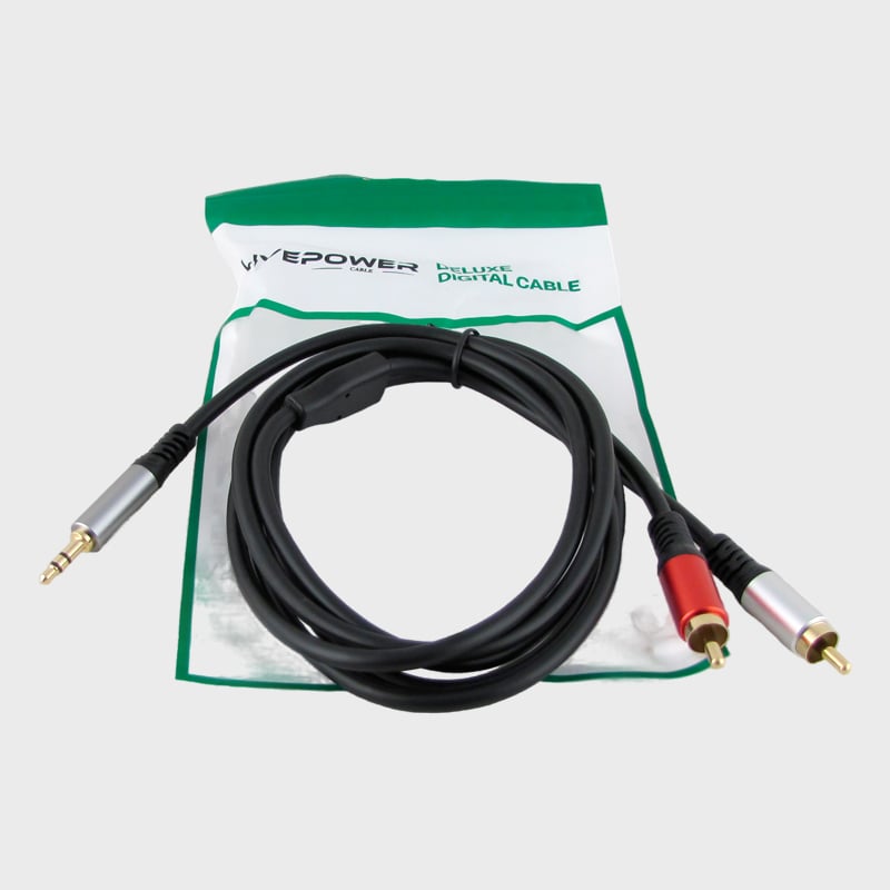 Кабель AUX-2RCA H-244 1,8м Premium