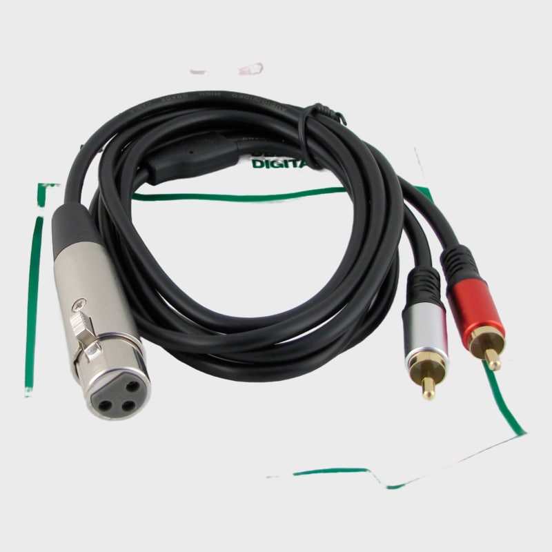 Кабель XLR(F) - 2RCA H-251 1,8м Premium