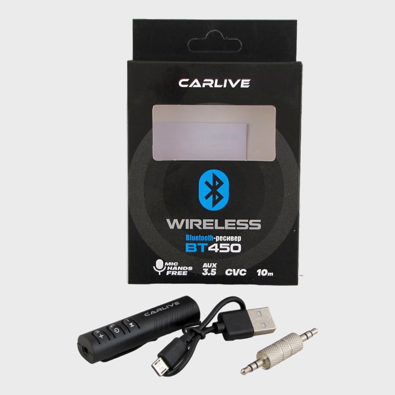 Переходник Bluetooth на AUX BT-450 CARLIVE