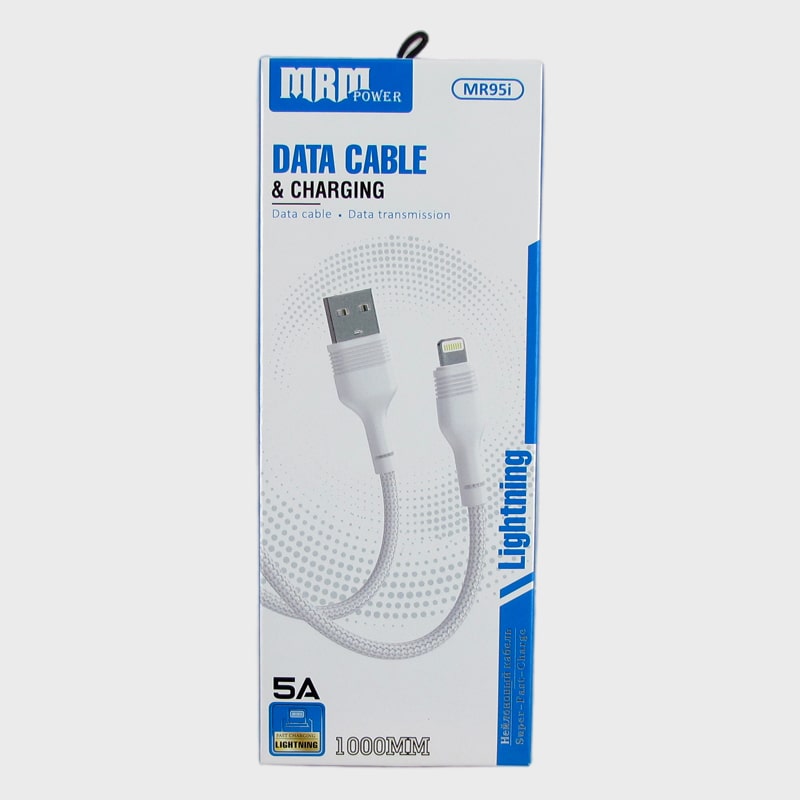 Кабель LIGHTNING 1м MR-95-IP белый в коробке