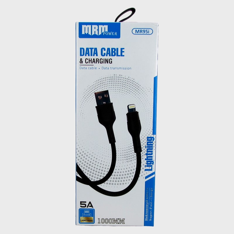 Кабель LIGHTNING 1м MR-95-IP черный в коробке