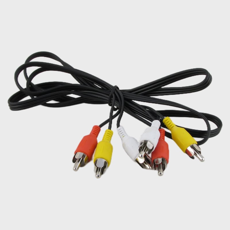 Кабель 3RCA-3RCA 1.2м AV-09A синий