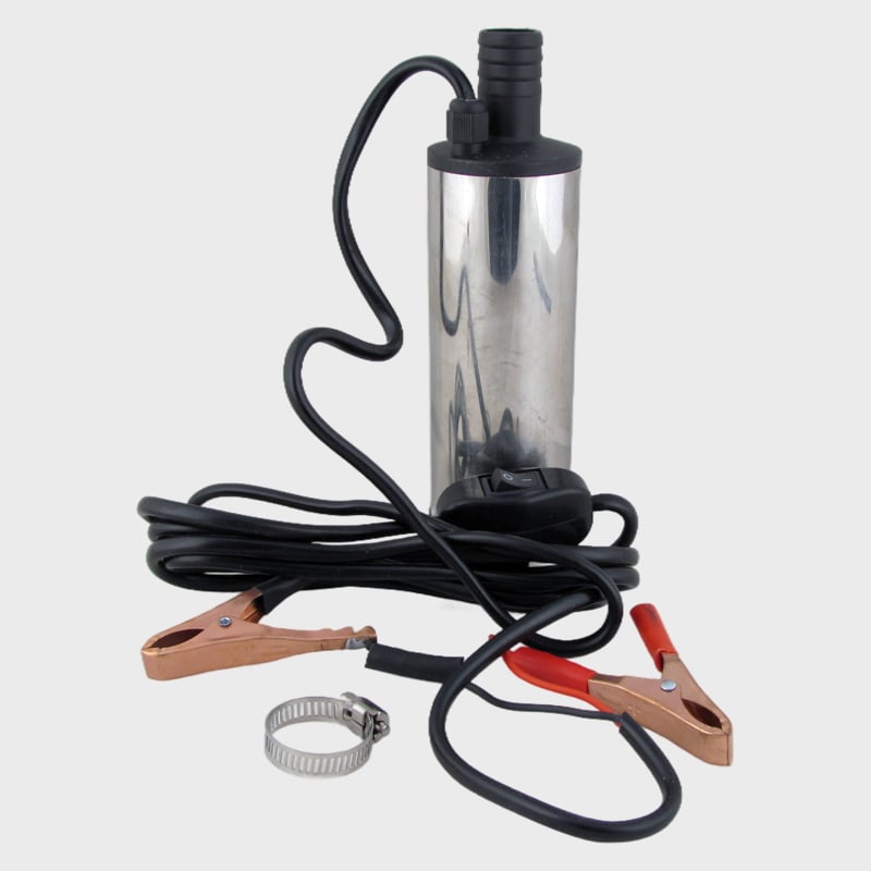 Насос для перекачки топлива 24V диаметр 51mm, 25л/мин погружной
