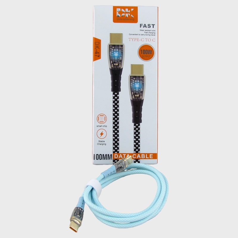 Кабель TYPE-C - TYPE-C 1м DK-47 100W