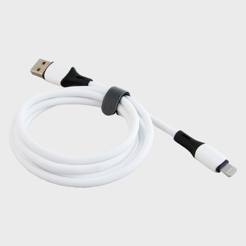 Кабель LIGHTNING 1м DS-79-IP белый 5A силиконовый без упаковки