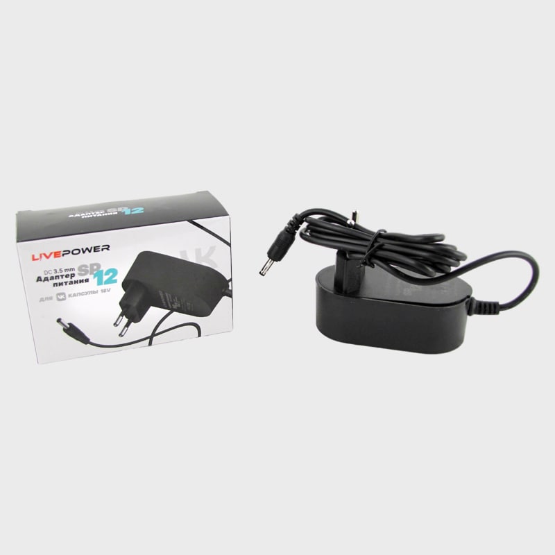 Блок питания (18V 2A) SP-12 для VK капсулы черный