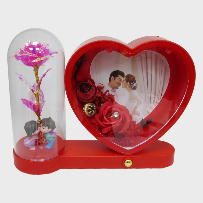 Светильник настольный светодиодный X-006 (свадебная фоторамка) 