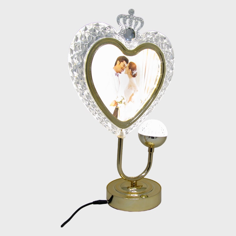 Светильник настольный светодиодный X-002 (свадебная фоторамка) 