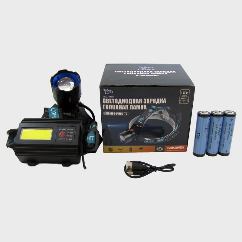 Фонарь налобный HT-698-PM90-TG