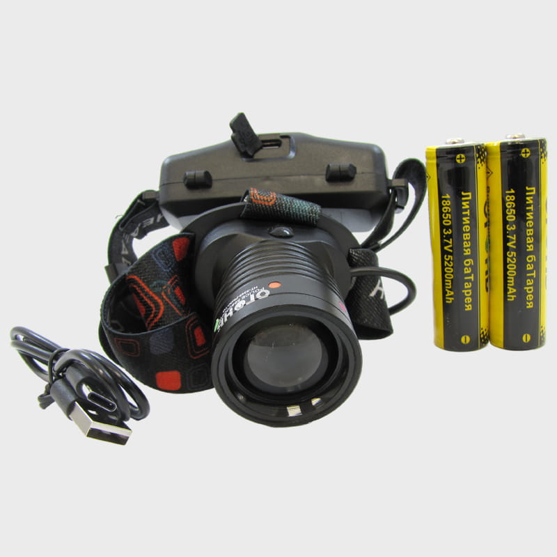 Фонарь налобный HT-3348(8052)-PM30-TG