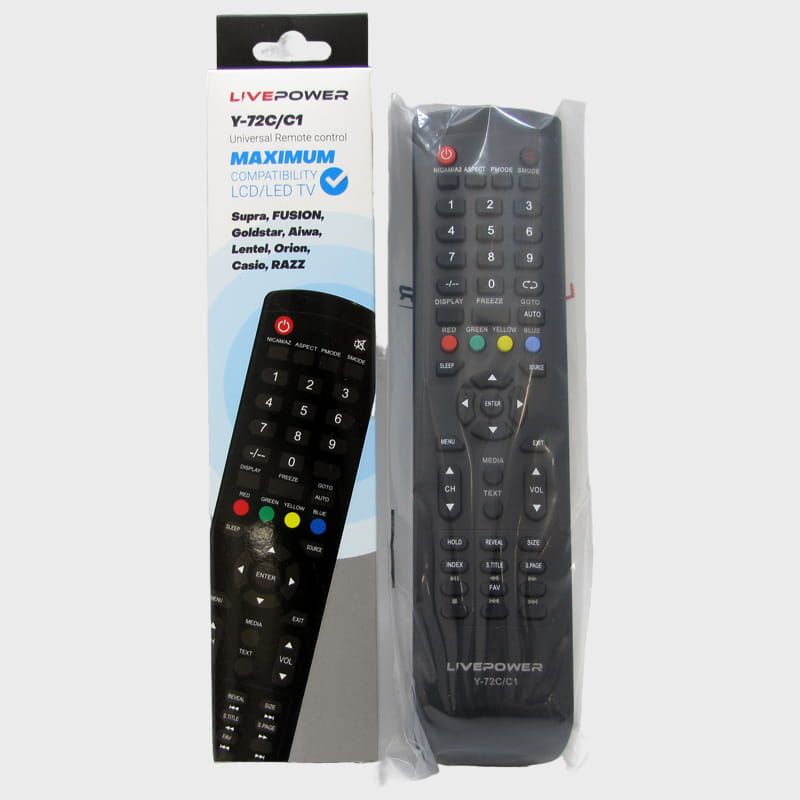Пульт универсальный ТВ Y-72C/C1